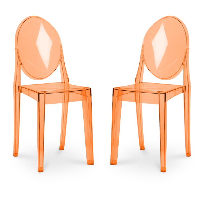 Lot 2x Chaises CRYSTA