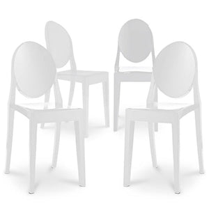 Lot 4x Chaises CRYSTA