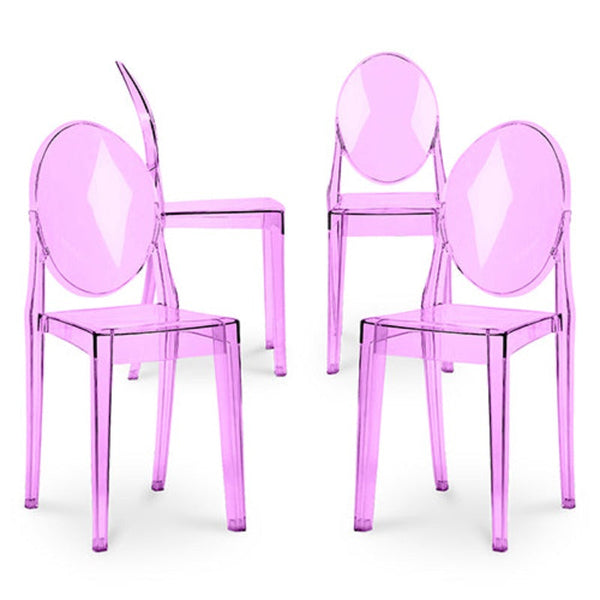 Lot 4x Chaises CRYSTA