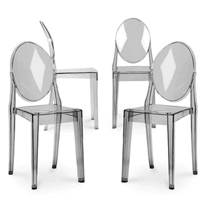 Lot 4x Chaises CRYSTA