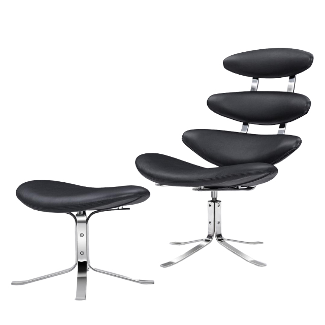 Fauteuil & Ottoman VERTEBRAL